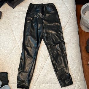 Wilfred high waisted Leather Tights